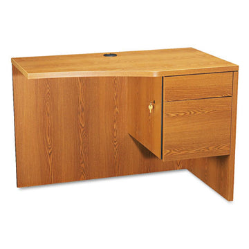 HON® 10500 Series Curved Return, Left, 42w X 18-24d X 29 1-2h, Bourbon Cherry freeshipping - TVN Wholesale